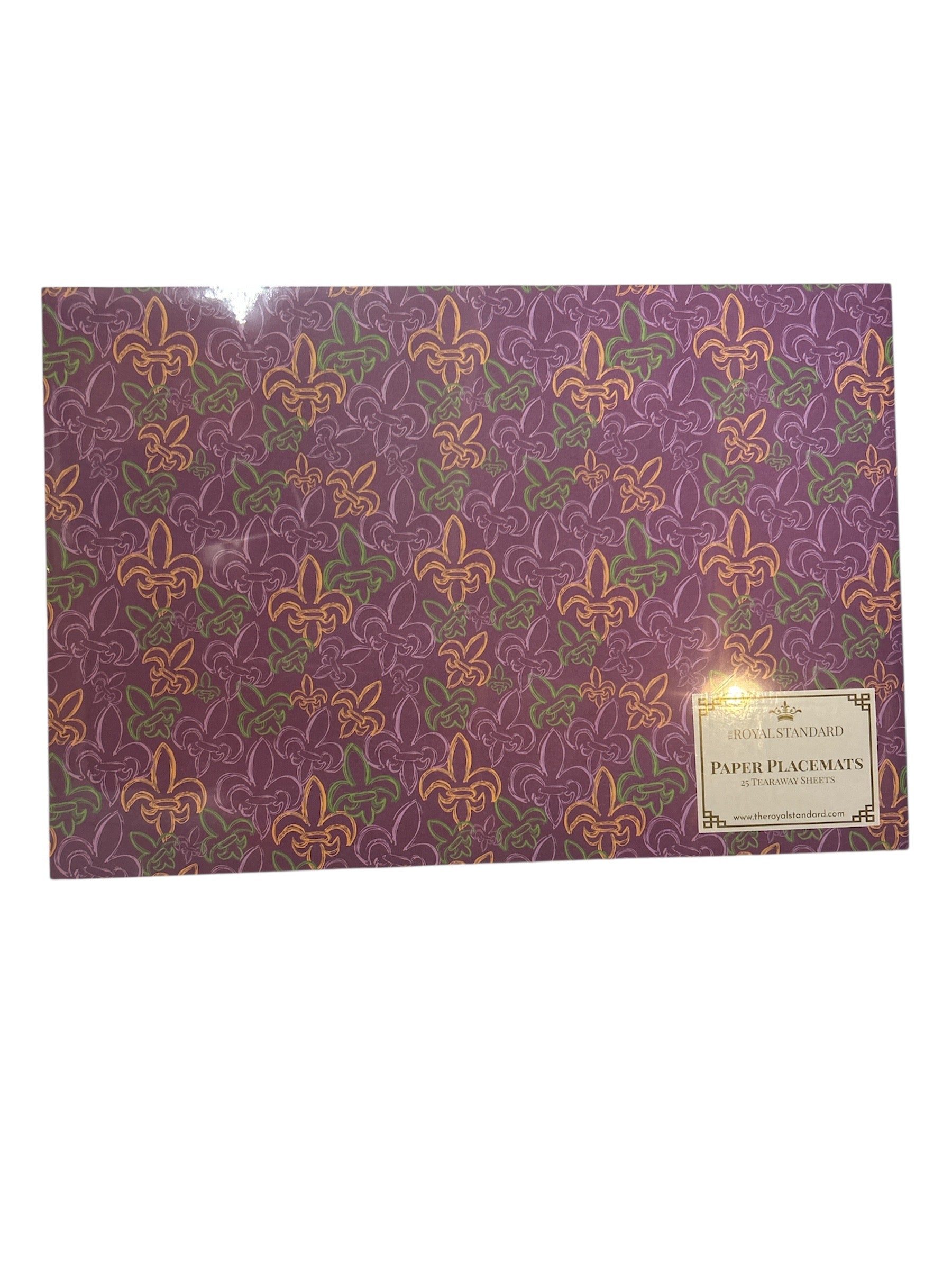 18.5" x 12.5" Fleur de Lis Tearaway Placemat 25pc