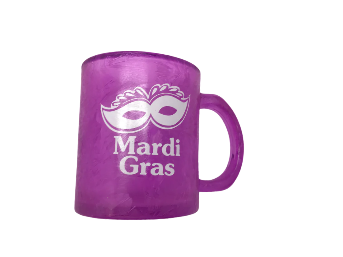 Purple Mardi Gras Mug