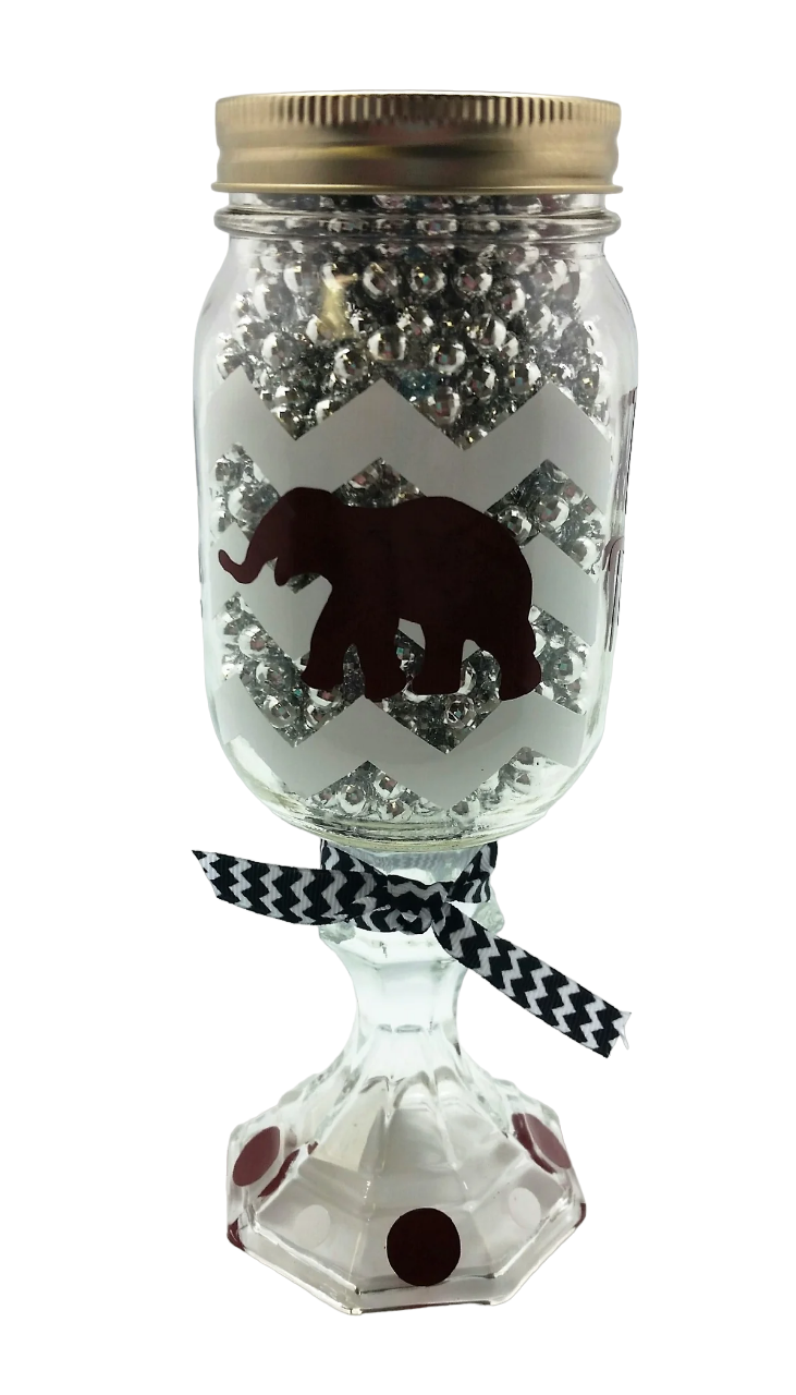 Alabama Redneck Wine Glass