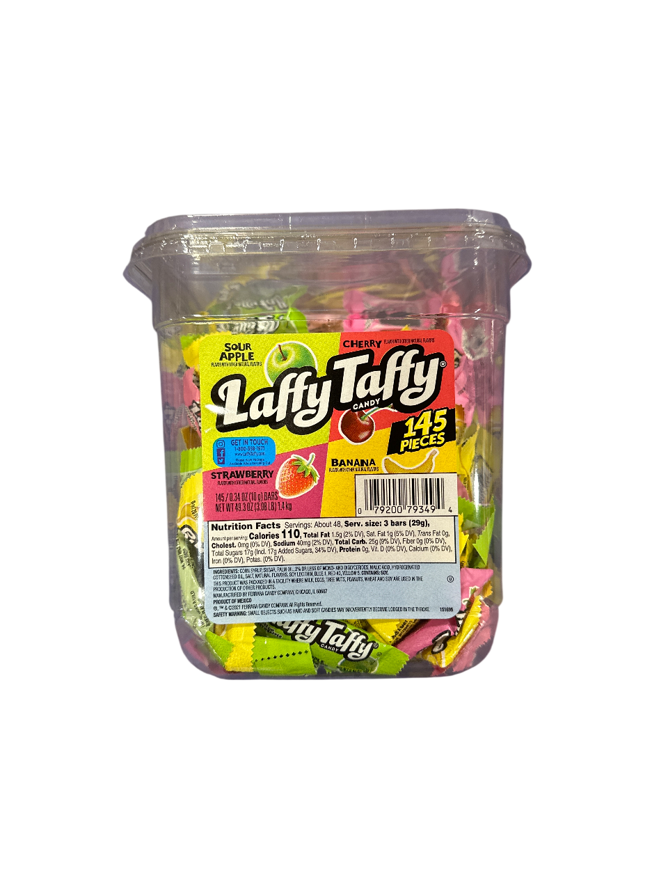 Laffy Taffy 145ct Assorted Flavors
