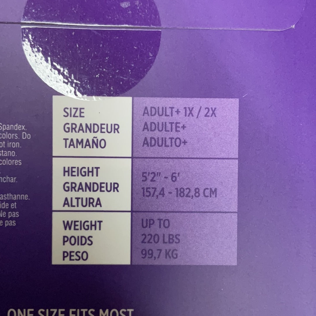 Purple Tights w/Gold FDL