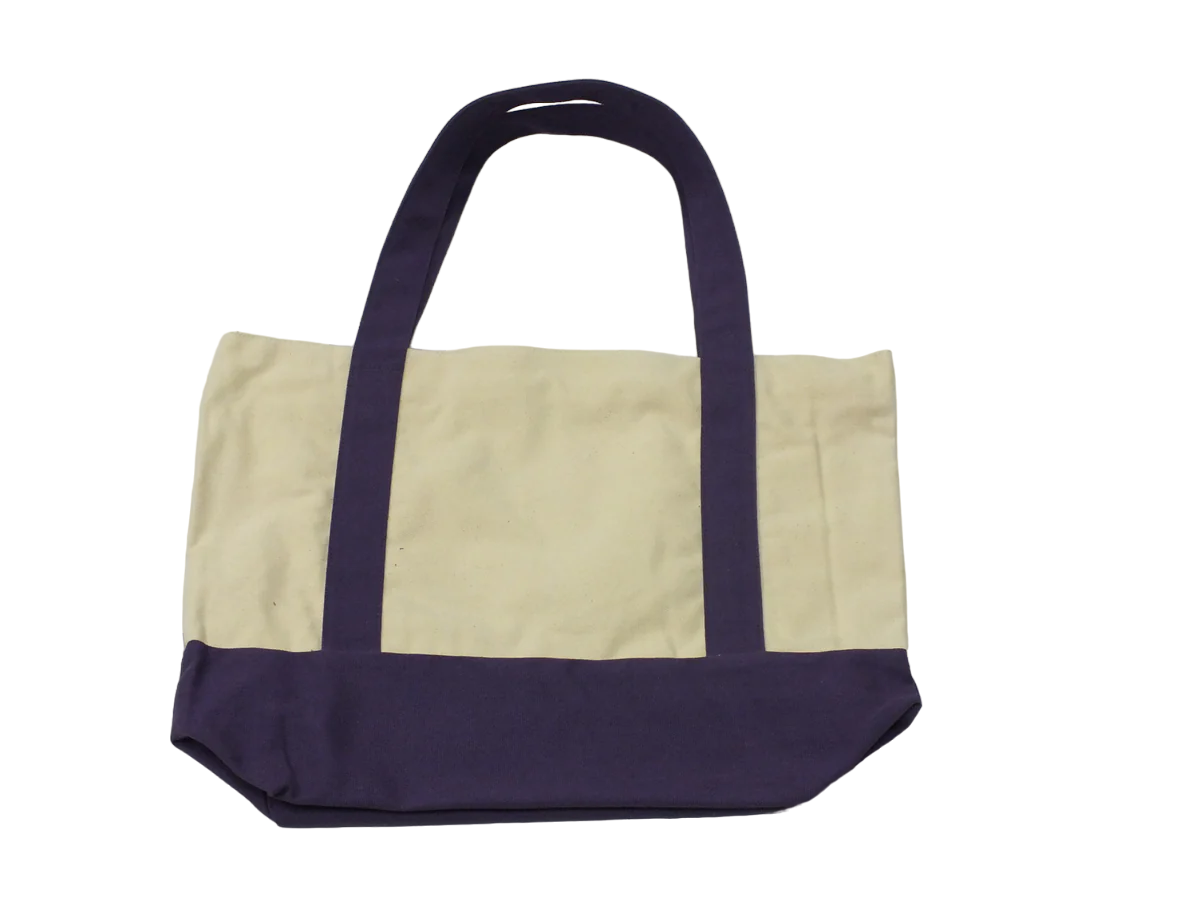 Purple Canvas Tote Bag