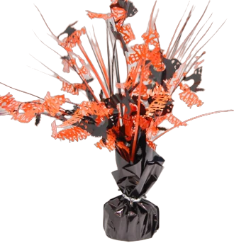 Black and Orange Balloon Weight