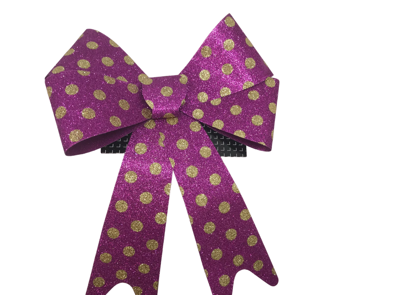 Purple Glitter Bow