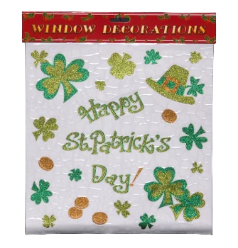 Saint Patricks Day Window Decorations