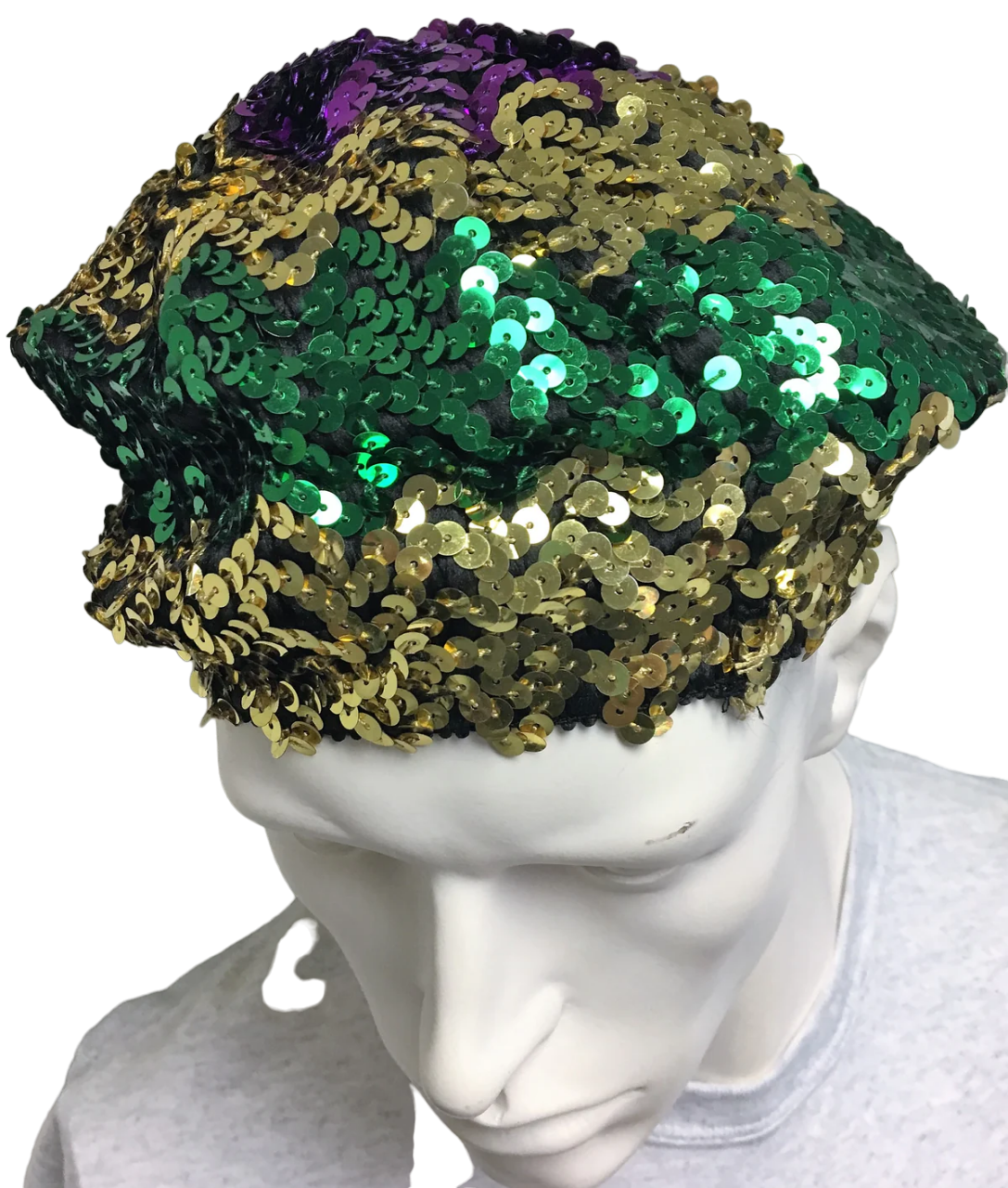 Mardi Gras Sequin Beret