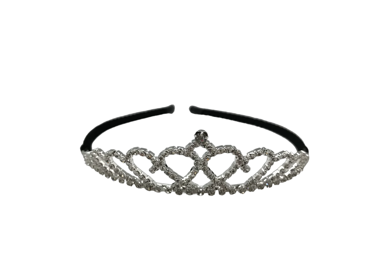 Rhinestone Crown headband WHAVEL Gold Queen Crown Red Rhinestone Headband for Women  main image 2