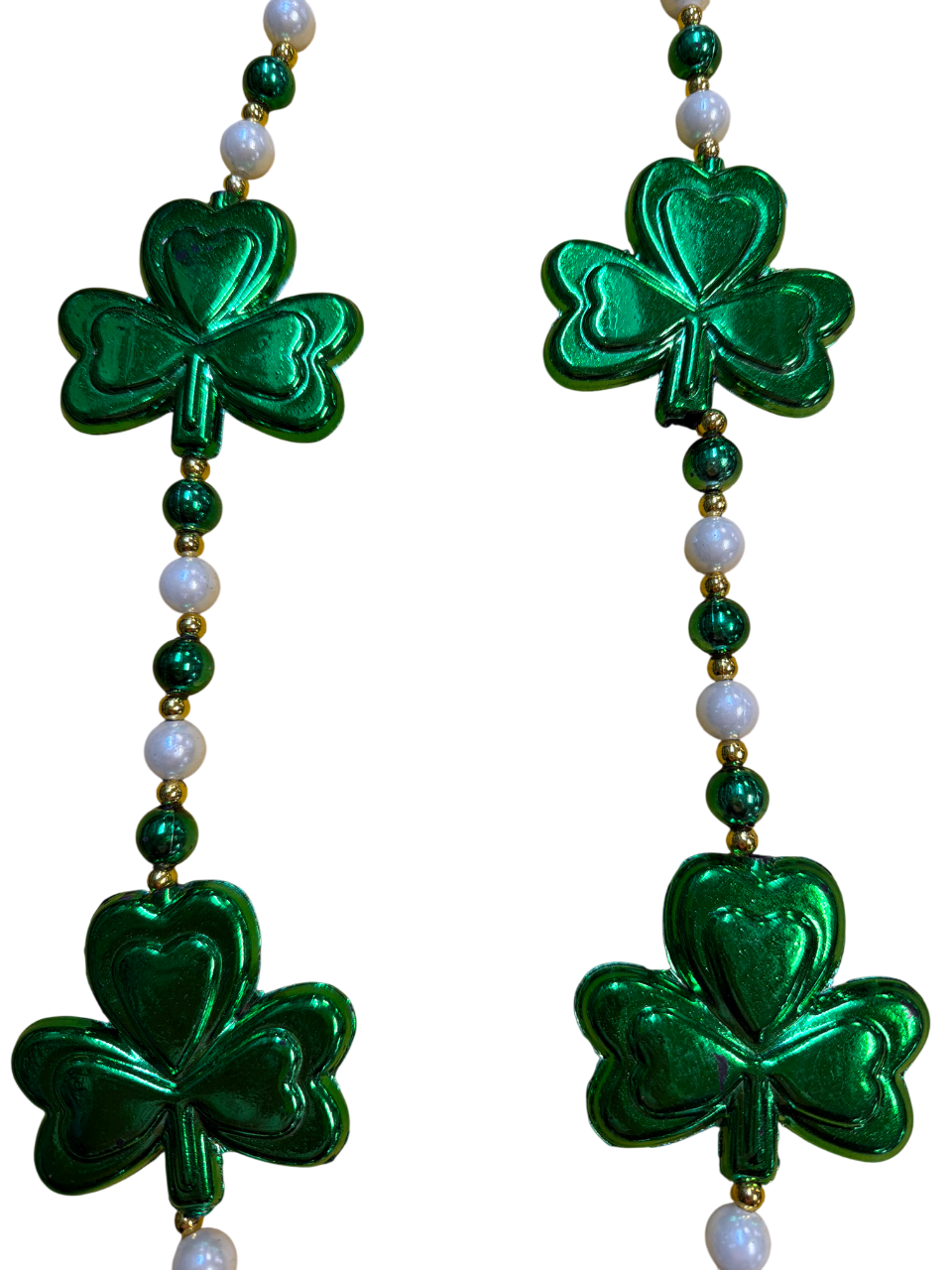40" GR & WP Shamrock Bead