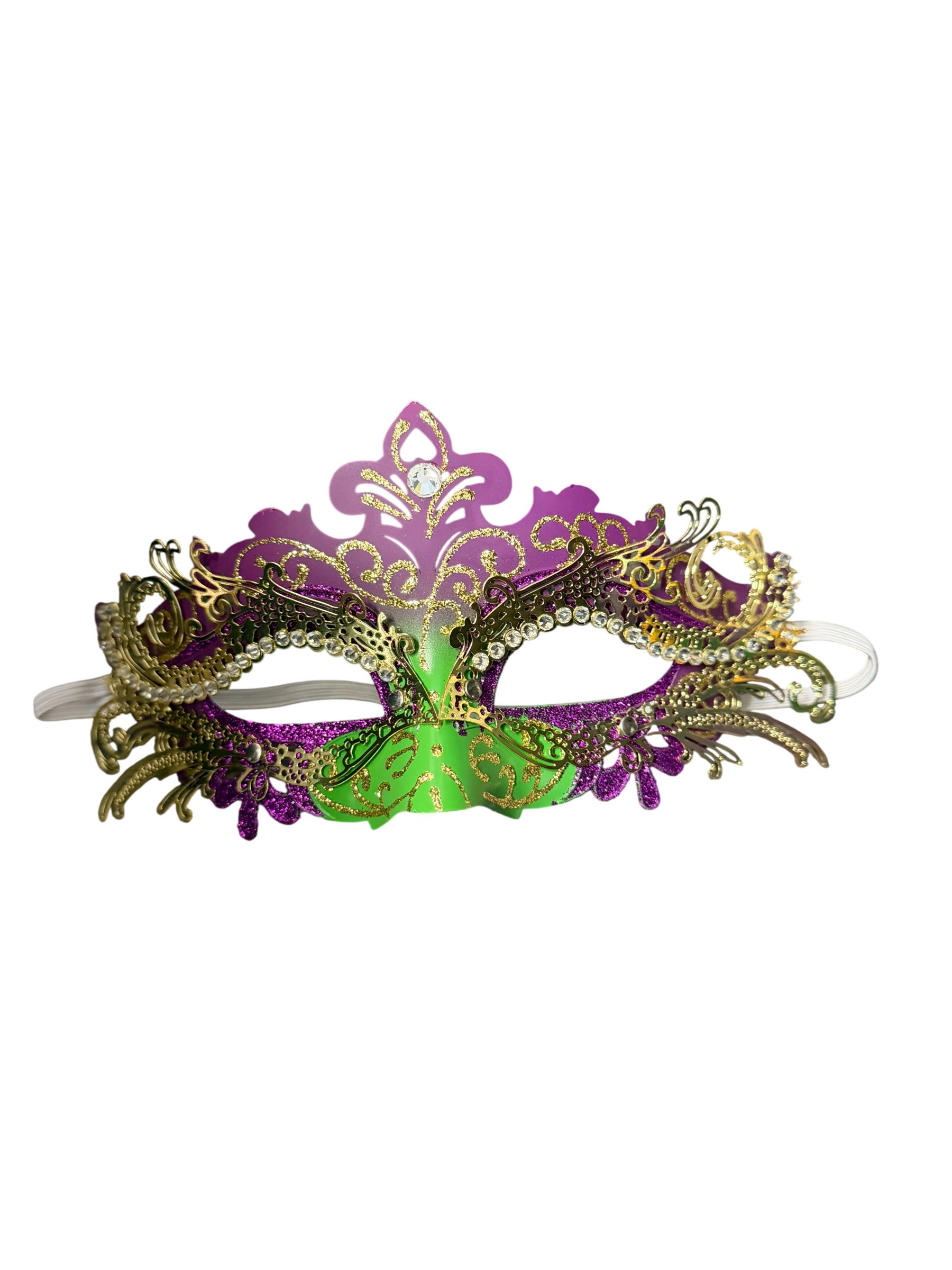 Metal Mardi Gras Mask