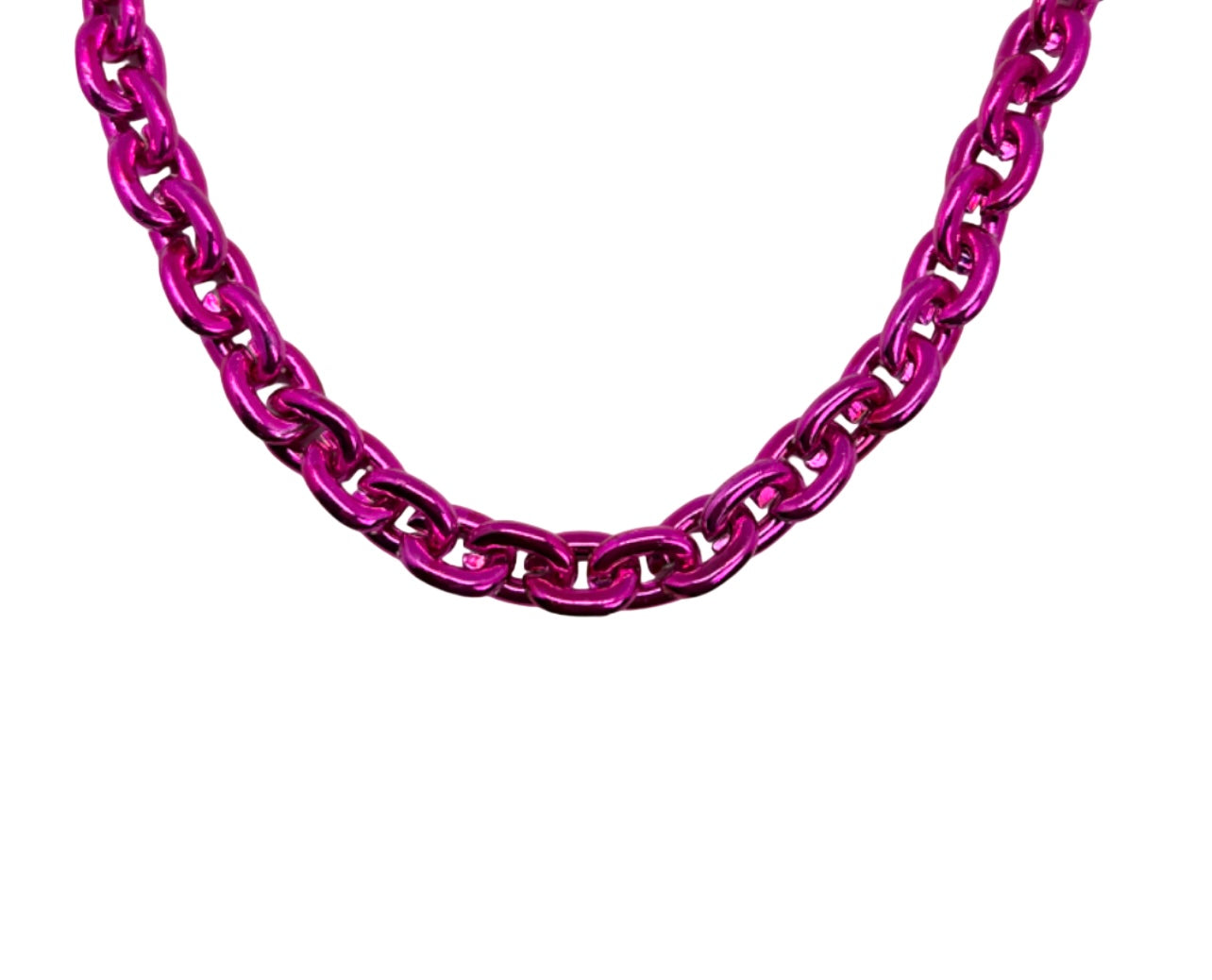 46" Chains Hot Pink