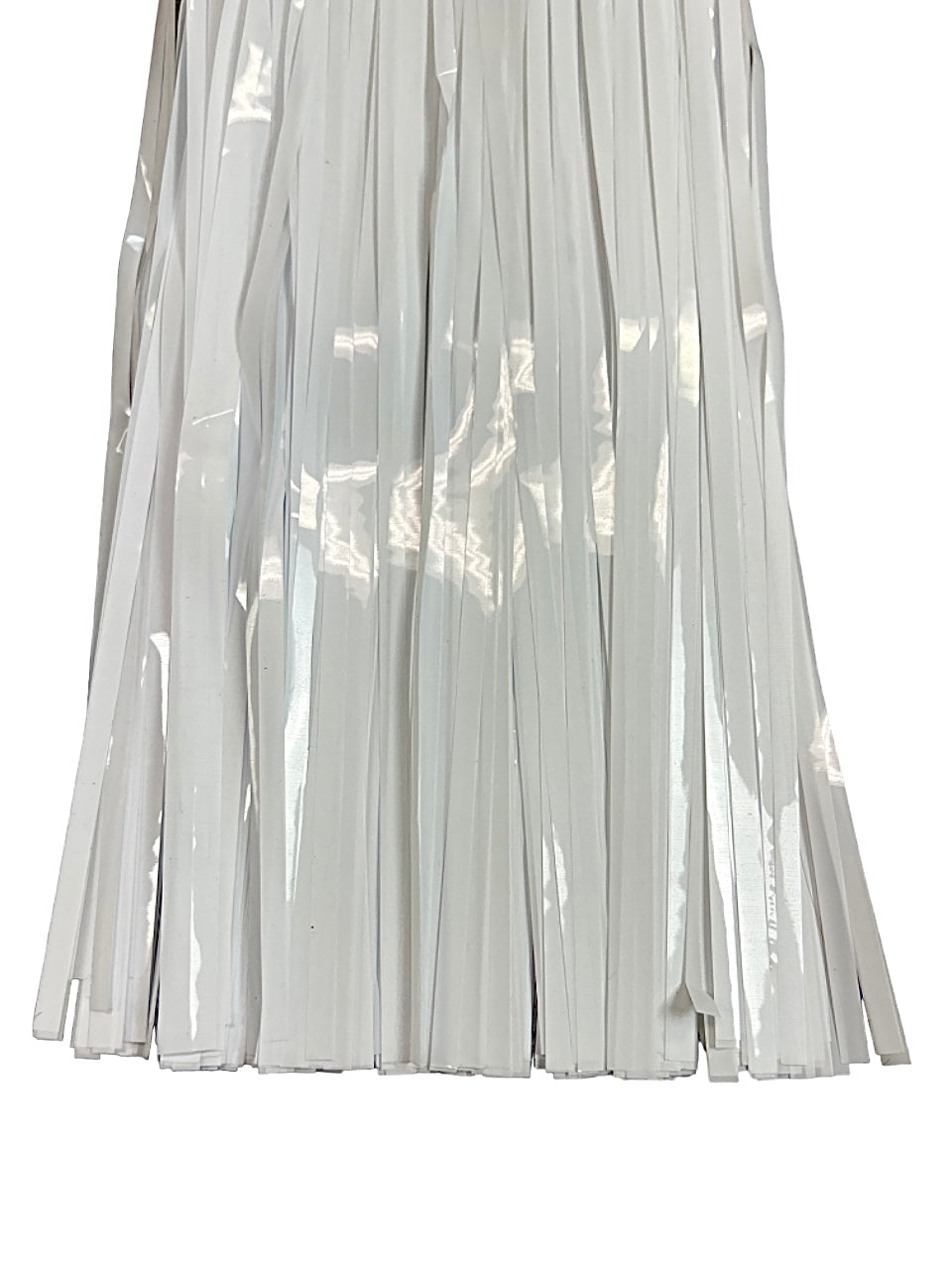 15" x 10' White Fringe