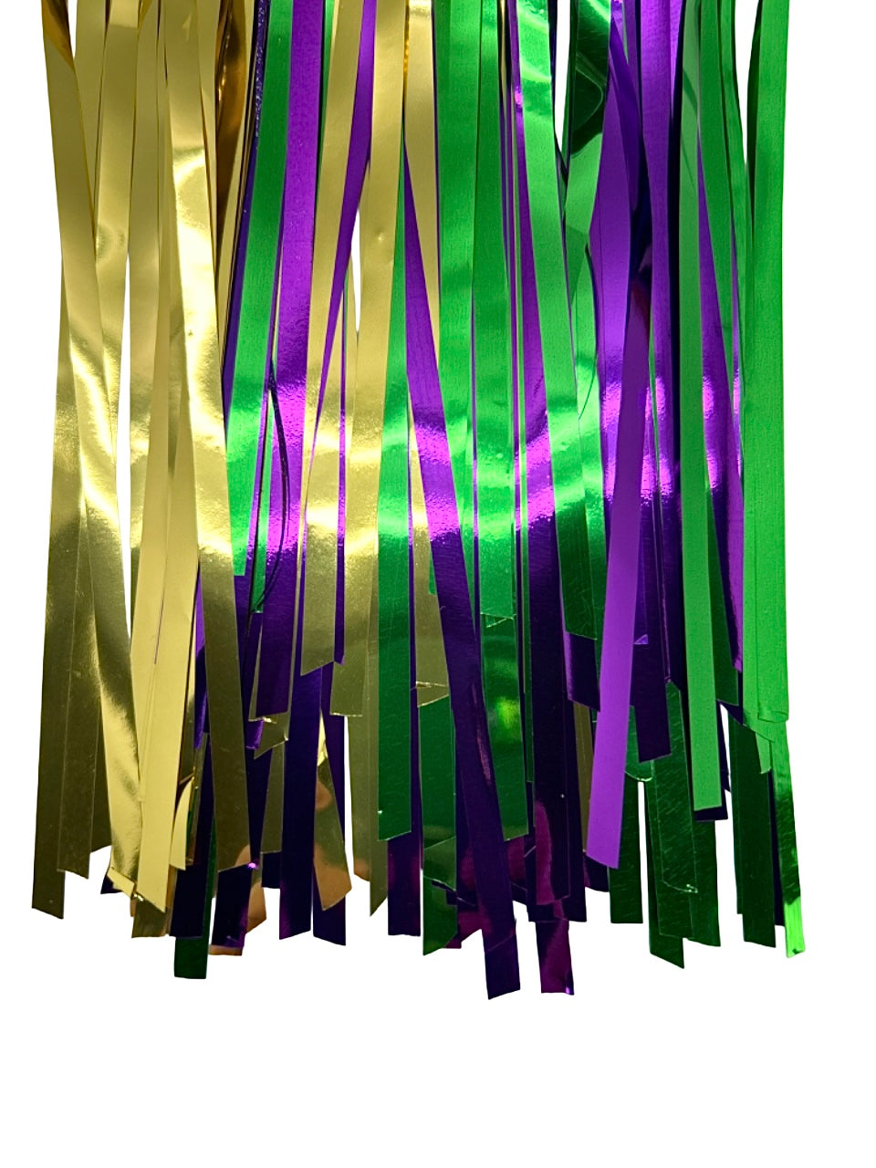 15" x 10' PGG Mardi Gras Fringe