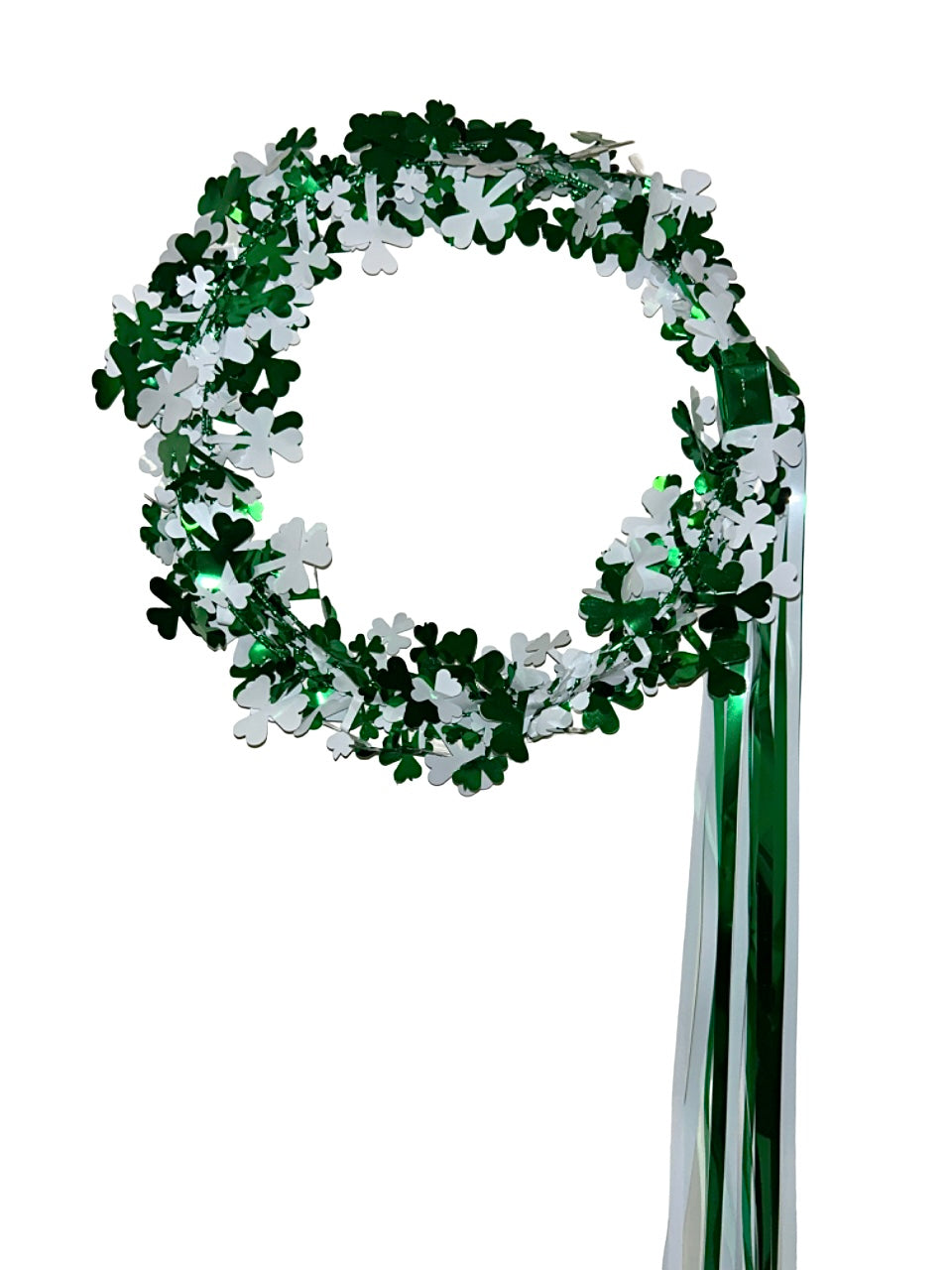 Green & White Irish Halo