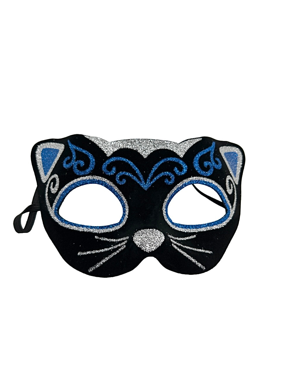 Black Cat Mask W/ Painting