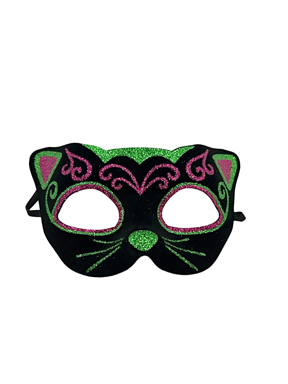 Black Cat Mask W/ Painting