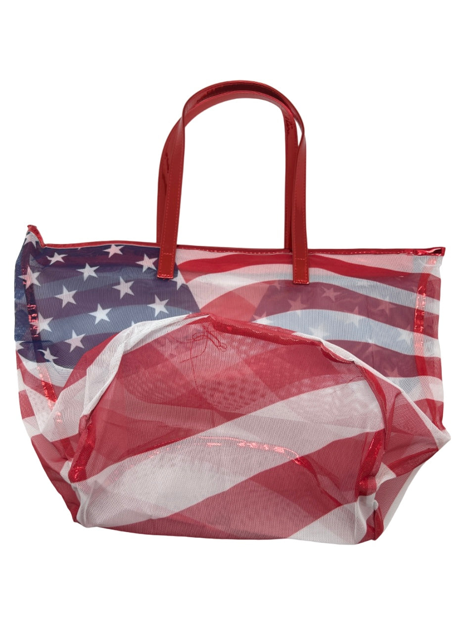 USA Flag Mesh Bag