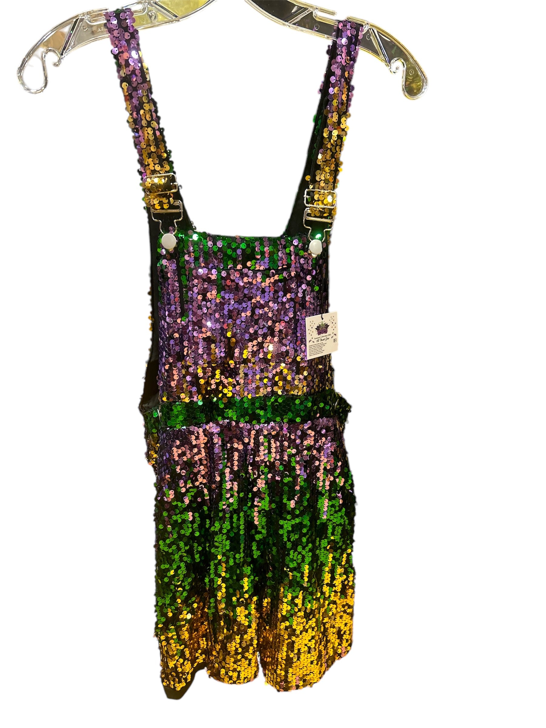 sequin dress shorts Elara Silver Sequin Ruffle Shorts