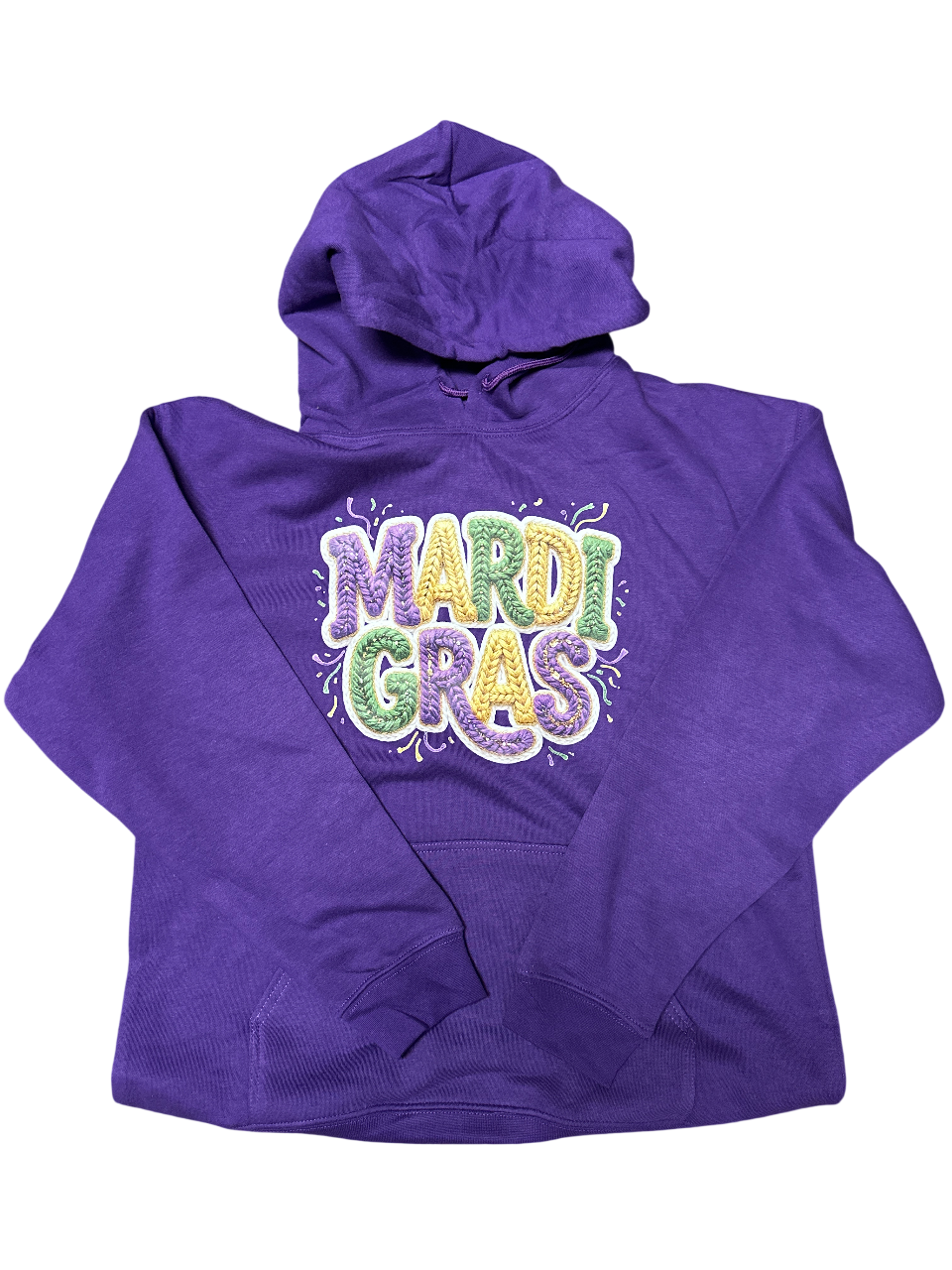 Purple "Mardi Gras" Hoodie