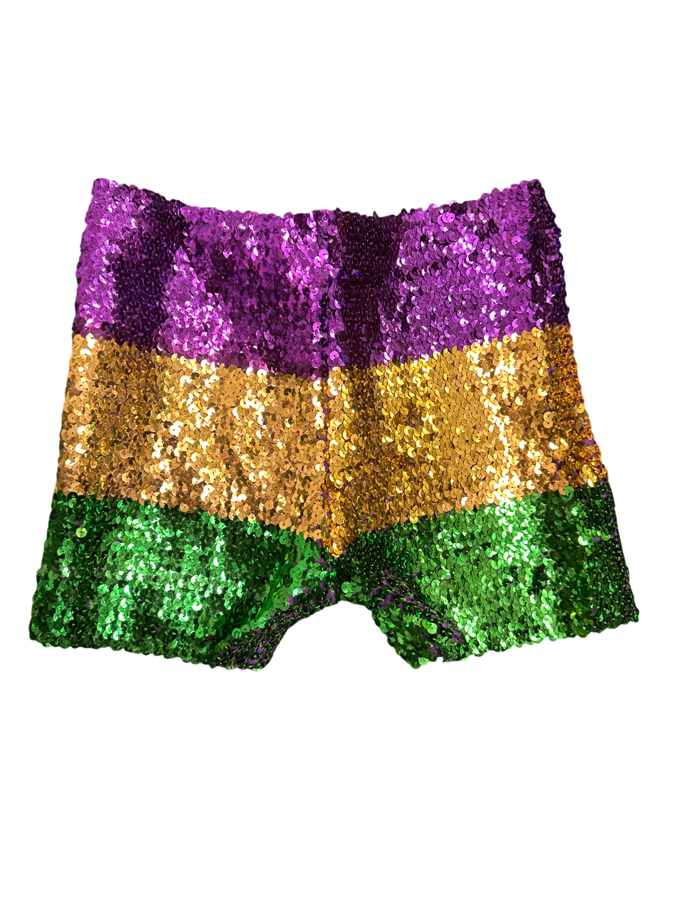 Mardi Gras Sequin Shorts (One Size)