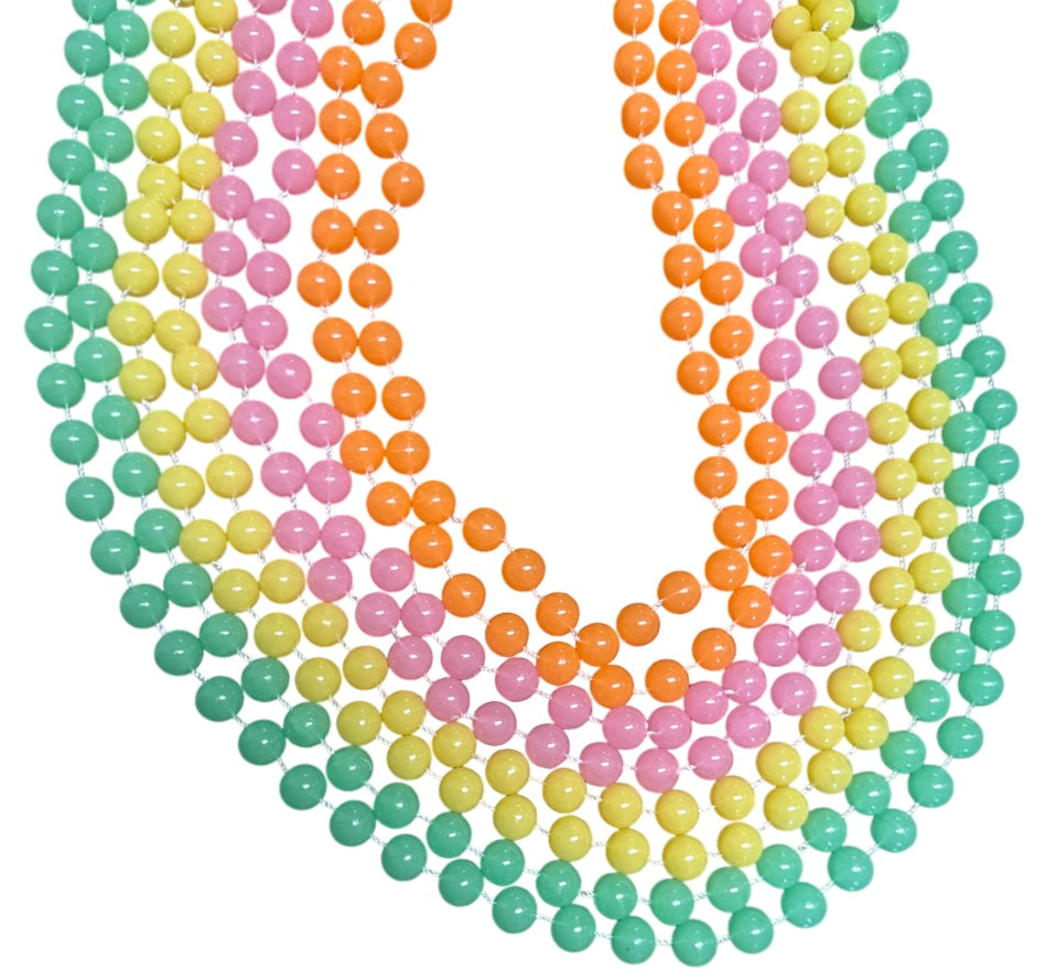 48" 12mm Round Beads Glow-in-the-Dark