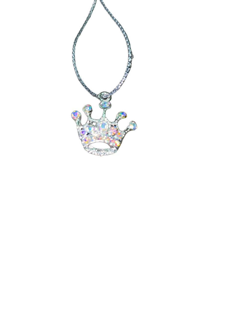 Silver Rhinestone Crown
