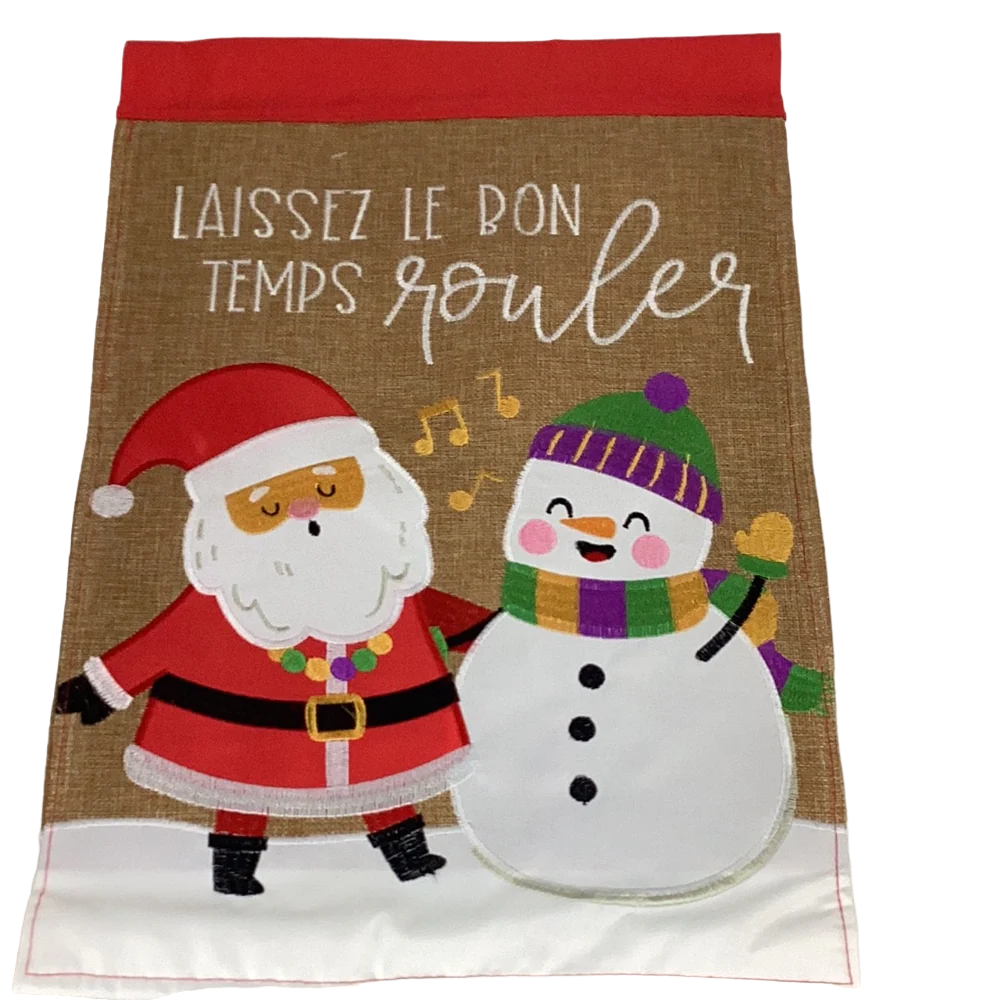 MG Santa Garden Flag