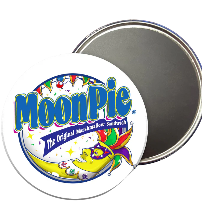 Mardi Gras Round Magnet