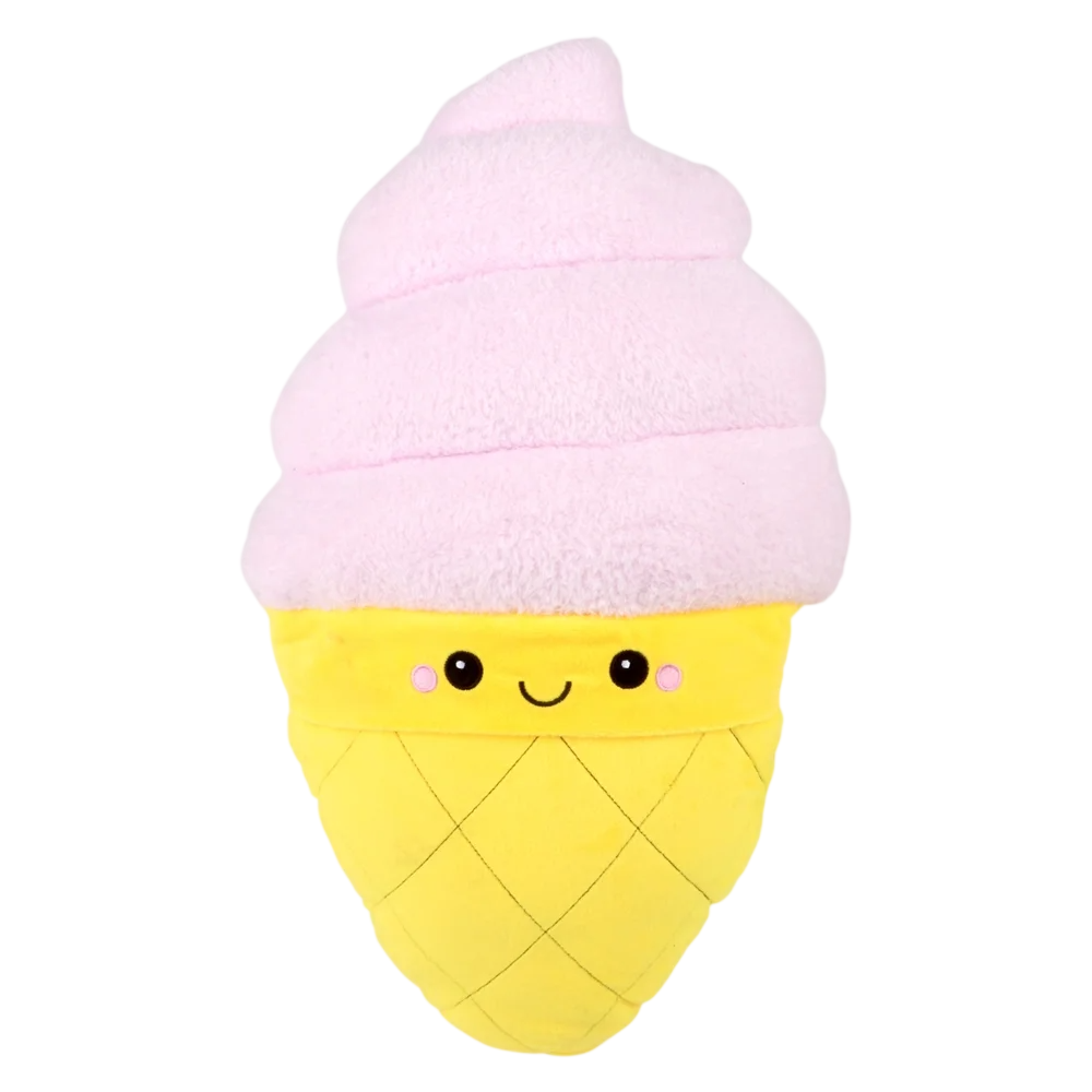 21" Pink Ice Cream Cone Plush