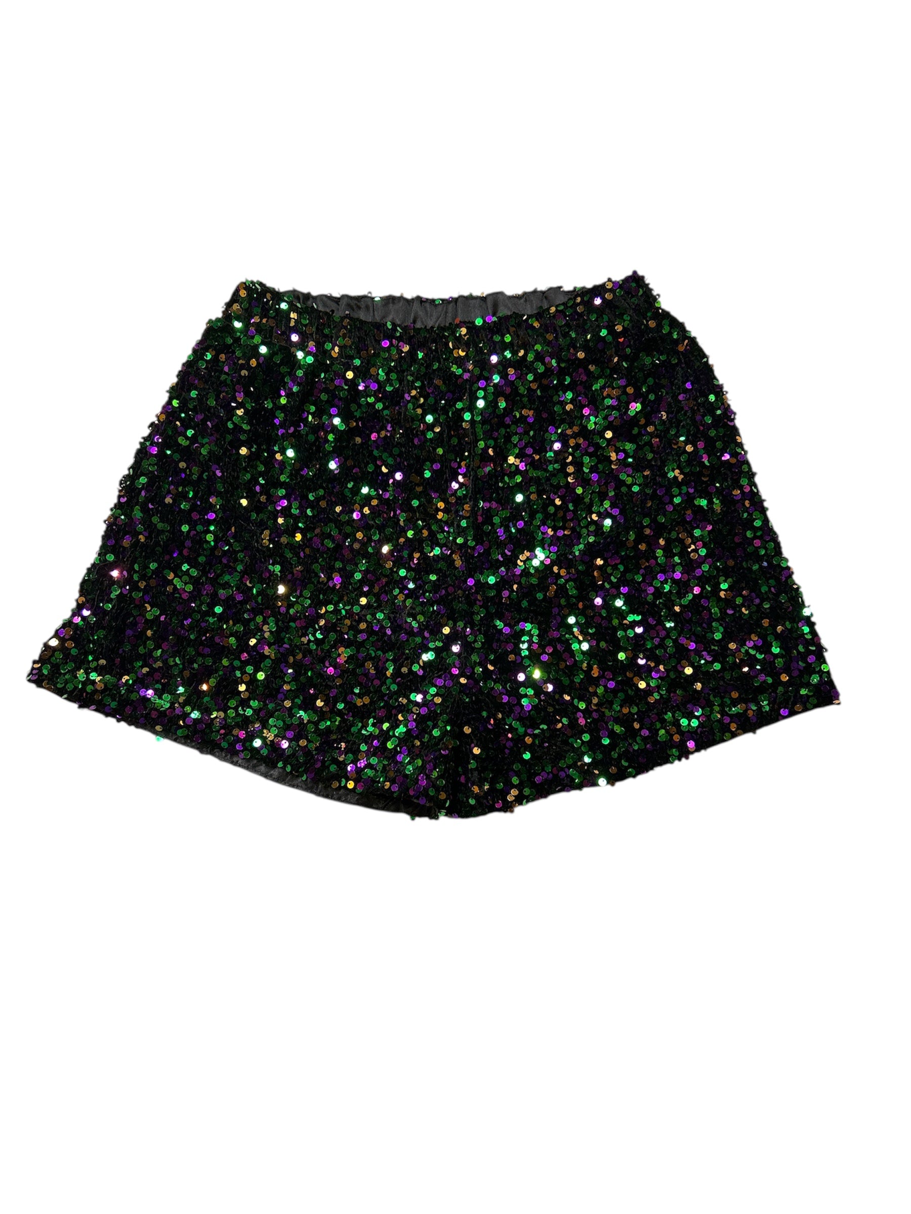 Mardi Gras Sequin Shorts
