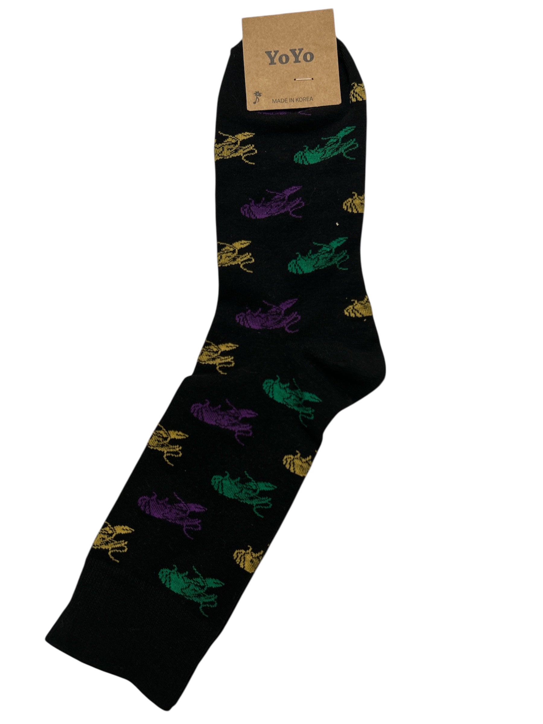 Mardi Gras Crawfish Socks