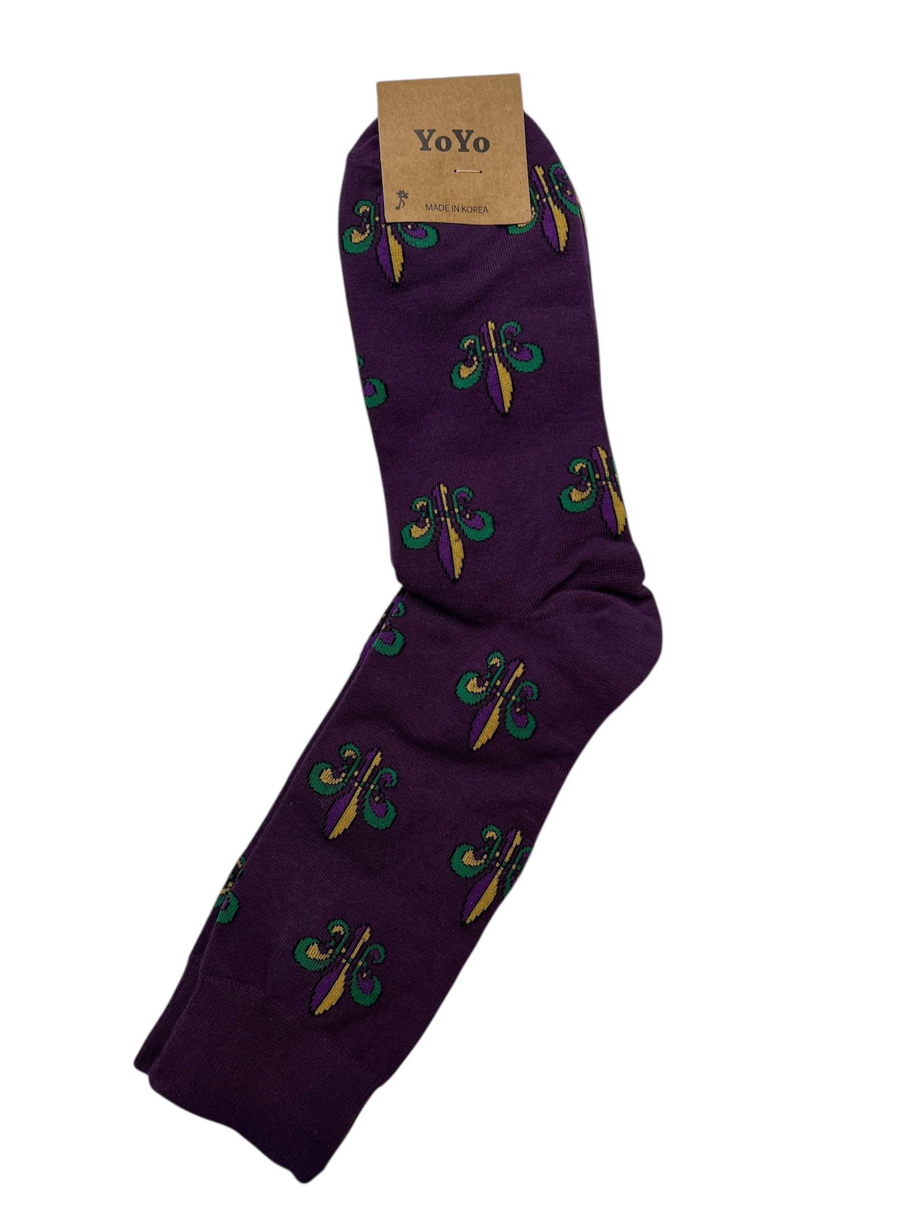 Mardi Gras FDL Socks
