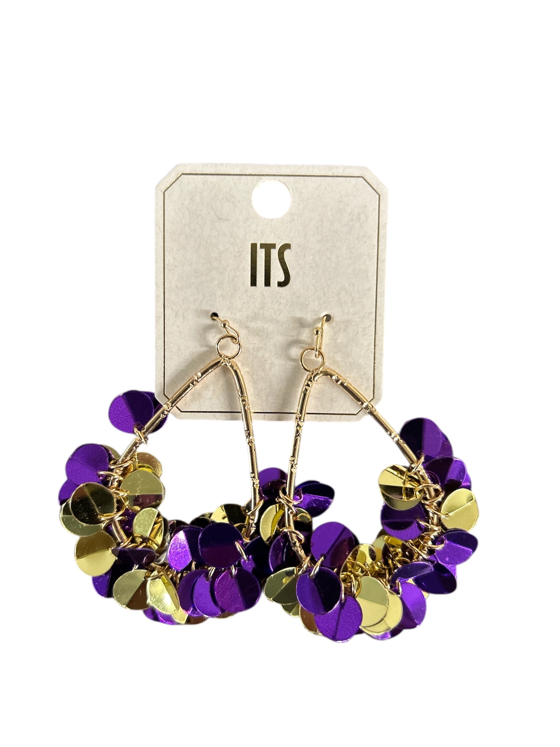 PGG Dangle Hoop Earrings