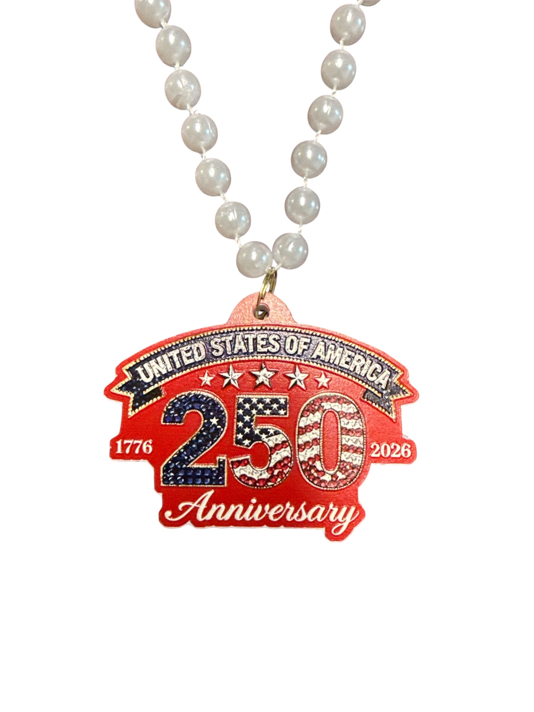 36" USA 250 Anniversary Bead