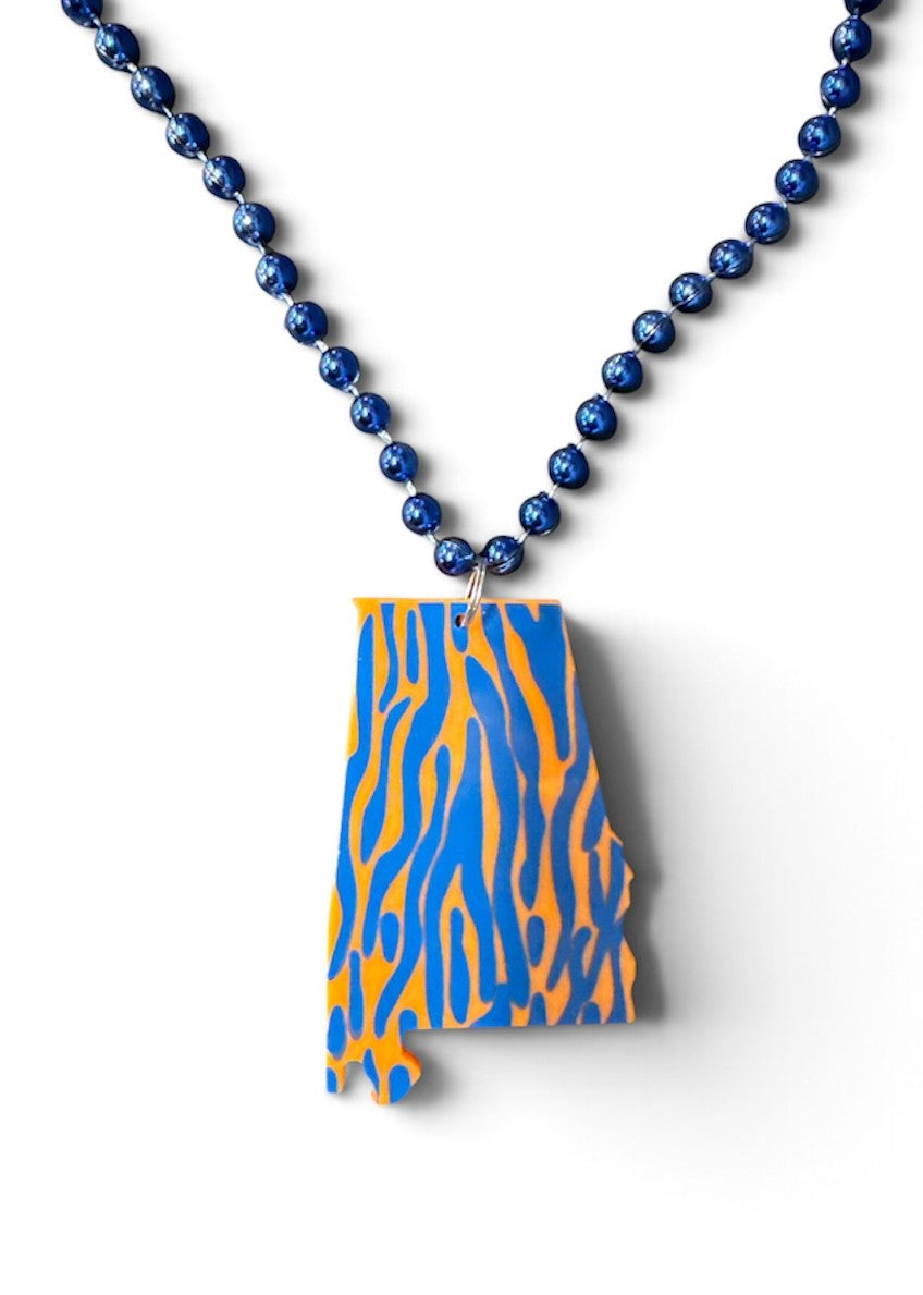 33" Auburn Tiger Stripe Bead