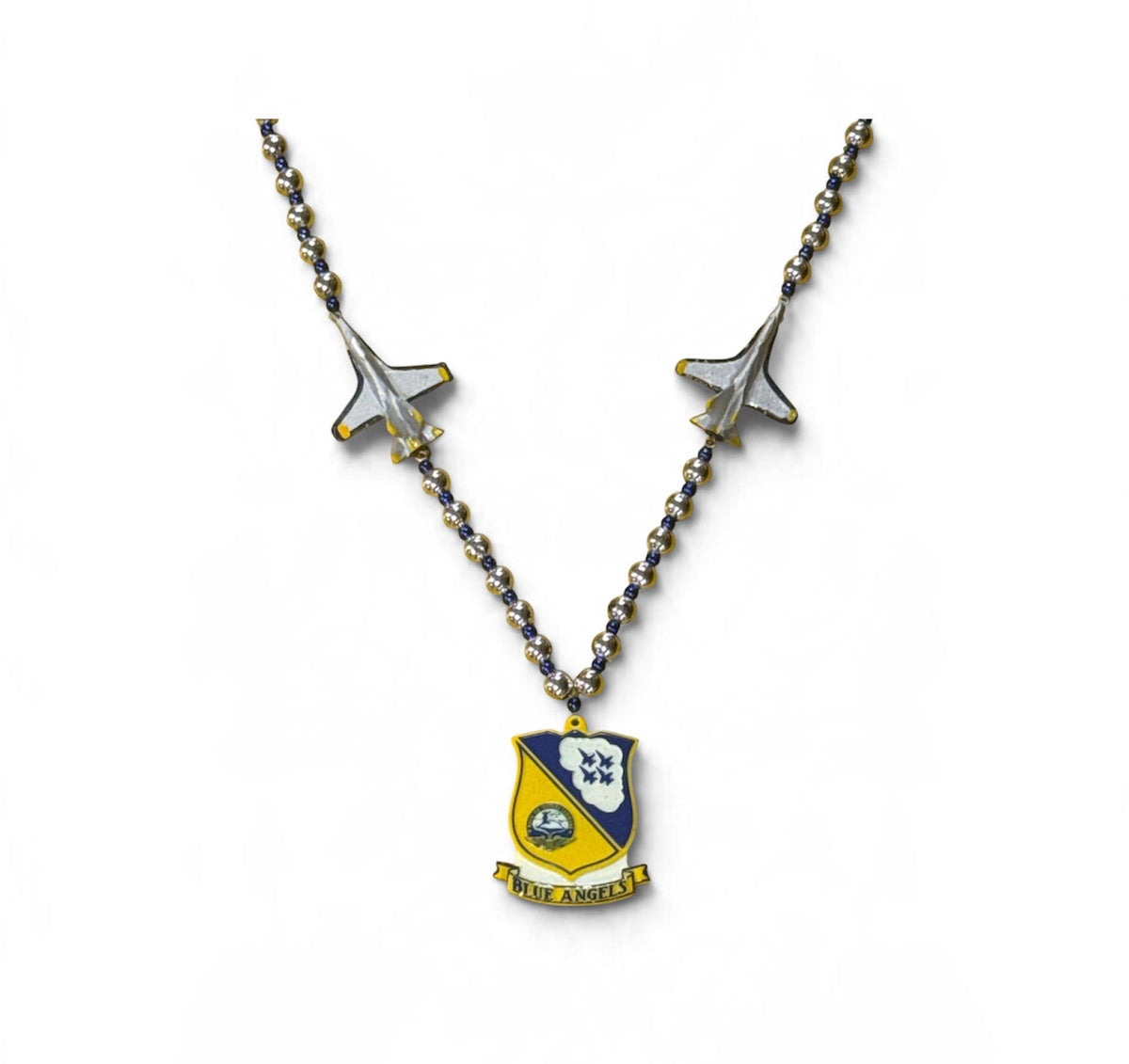 38" Blue Angels Bead