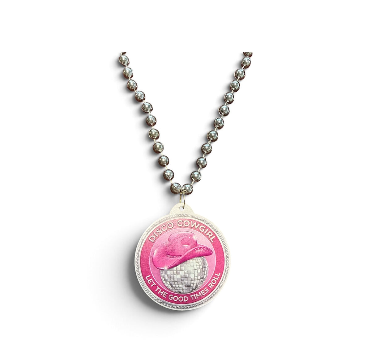 36" 10mm Disco Cowgirl Light Up Bead