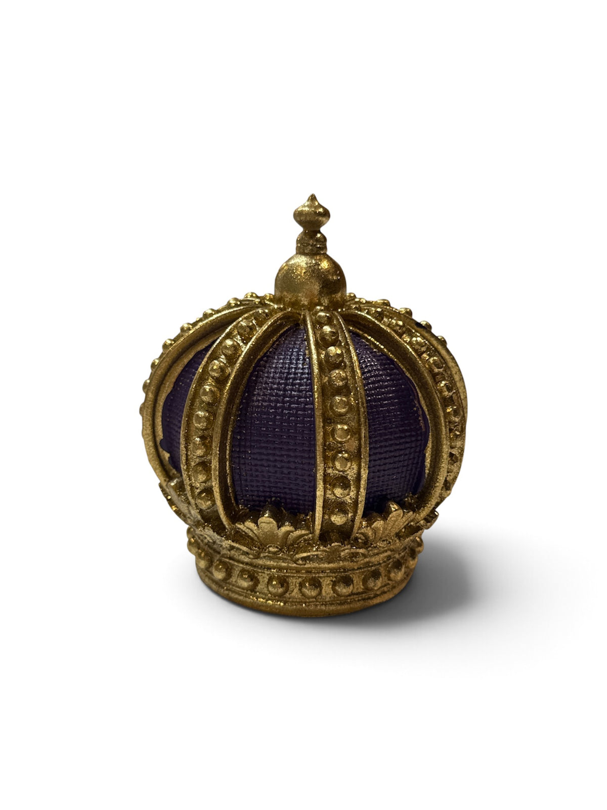 6" Purple and Gold Crown