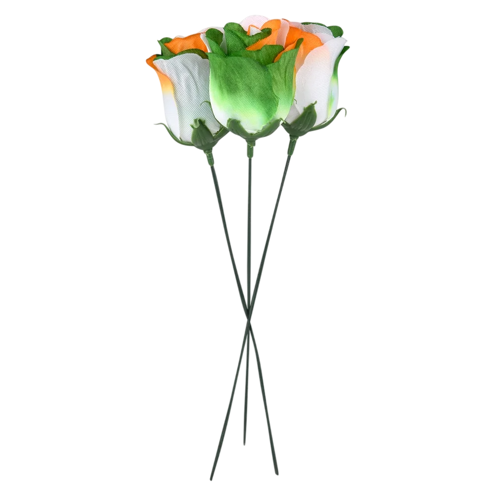 11" St. Patrick's Day Faux Roses dz