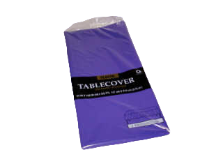 Purple Plastic Rectangle Tablecover