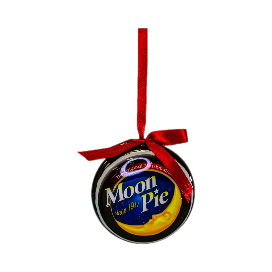 Retro Brown Moon Ornament