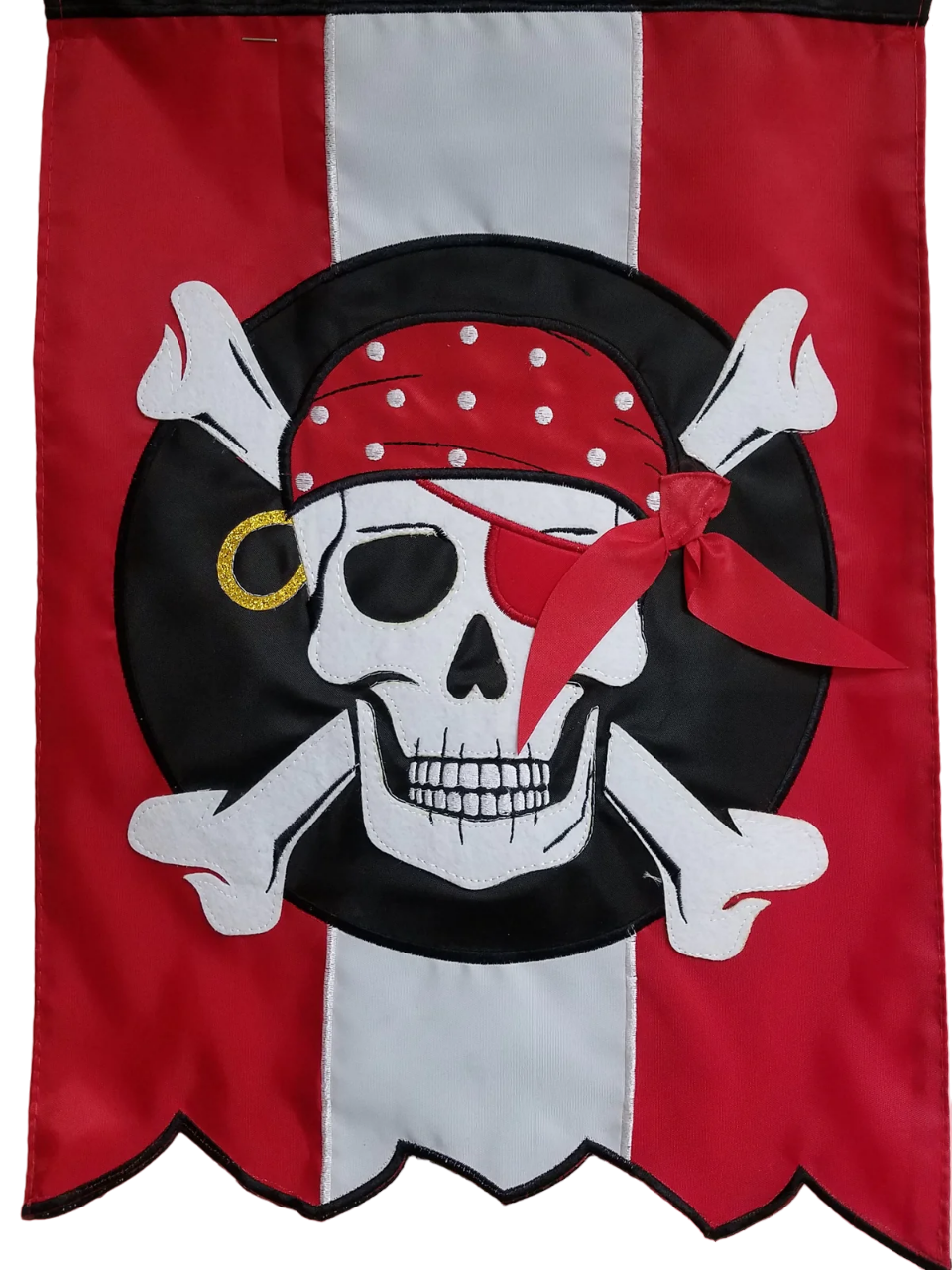 real red pirate flags
