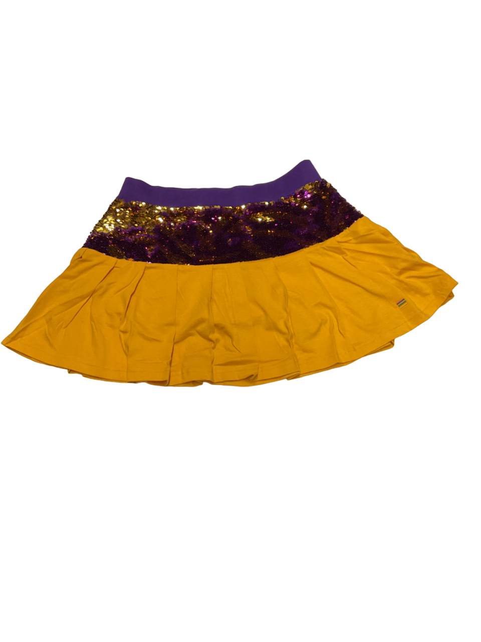 Purple and Gold Adult Skort