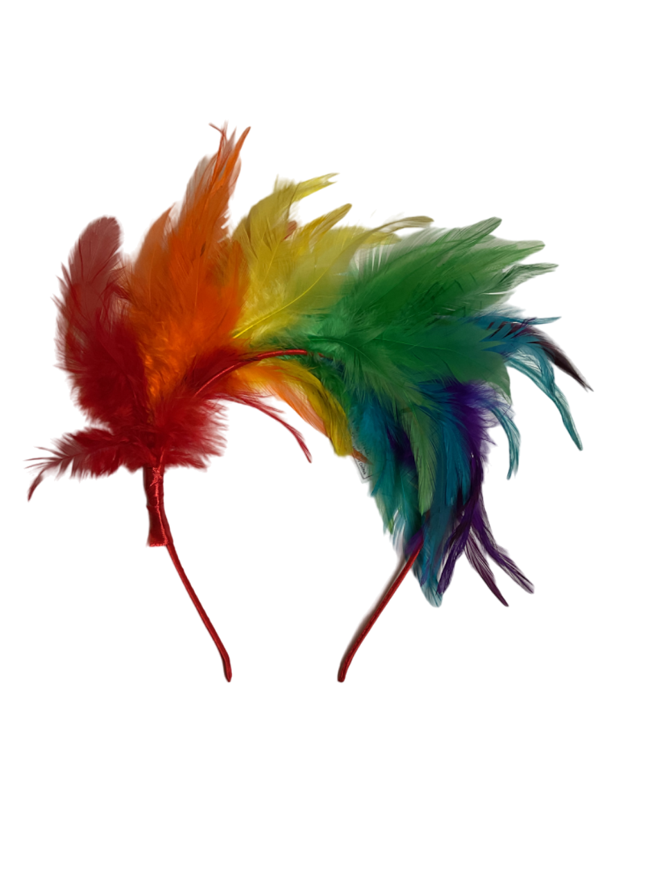 Rainbow Feather Headband