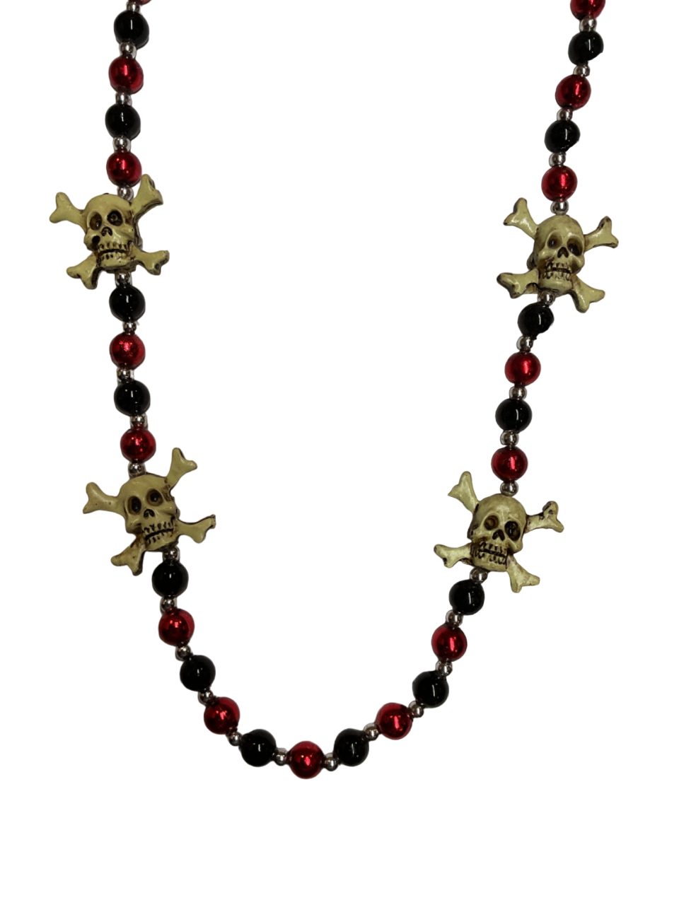 42" 4 Skull Bead