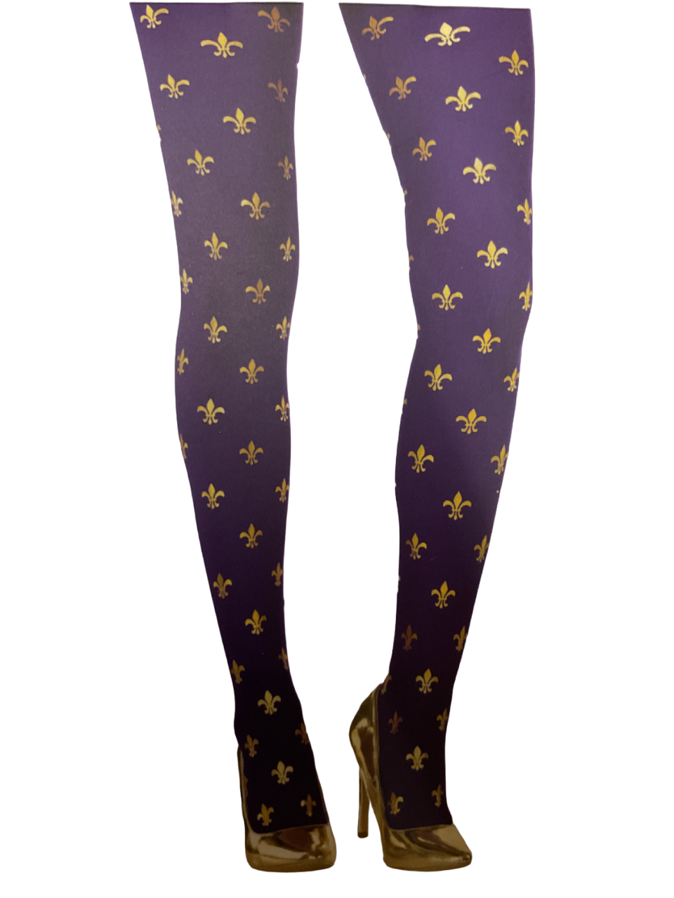 Purple Tights w/Gold FDL
