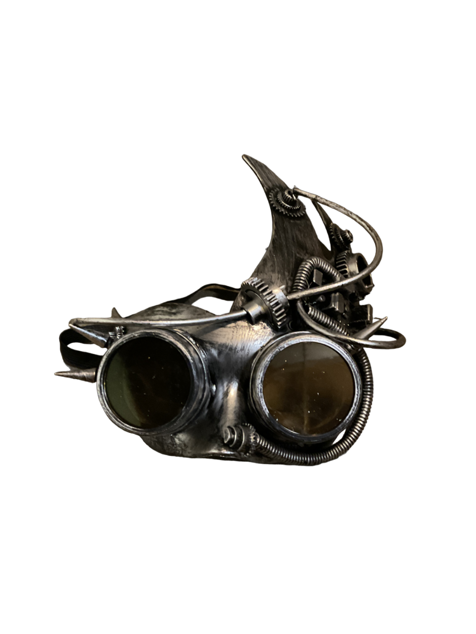 Silver Antique Alien Mask
