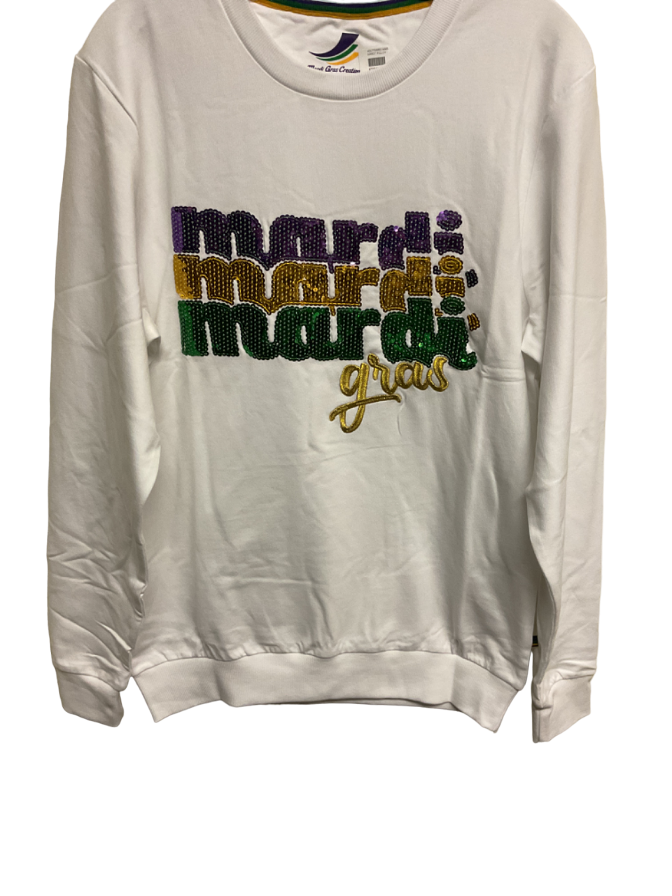French Terry Adult MARDI MARDI MARDI Pullover