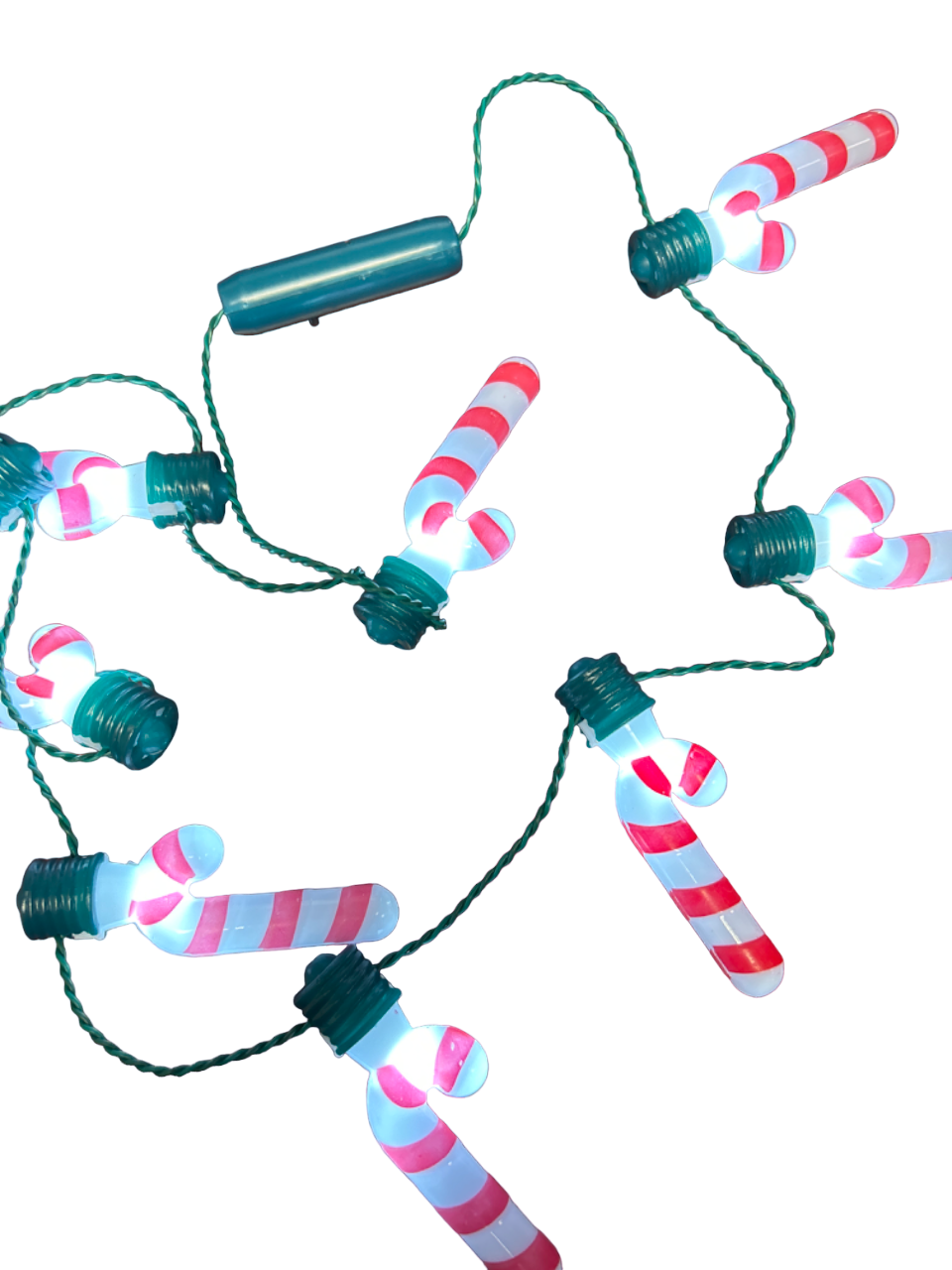 Light Up Candy Cane Bead