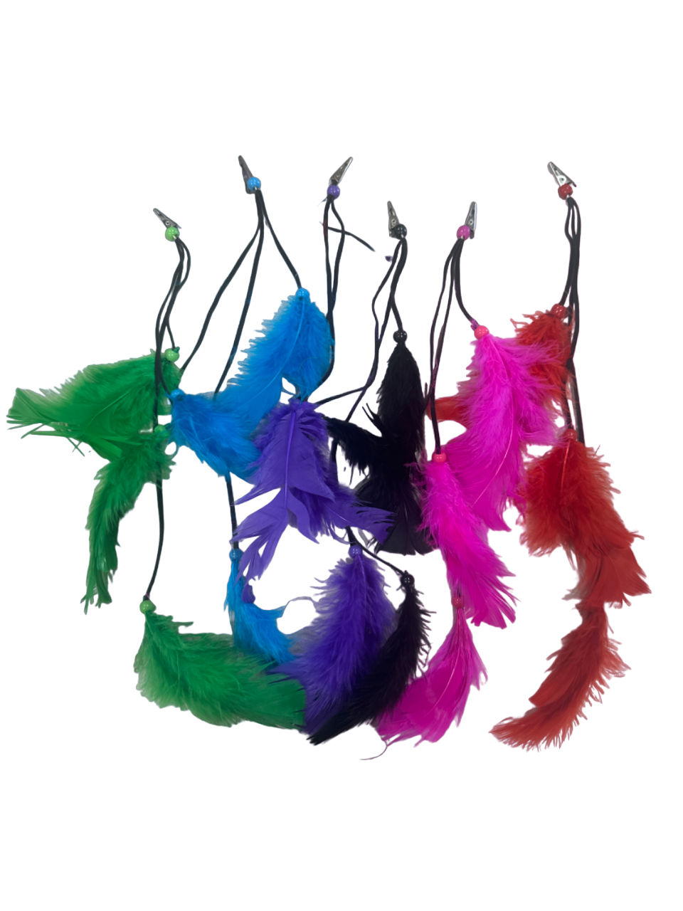 14" Feather Clips