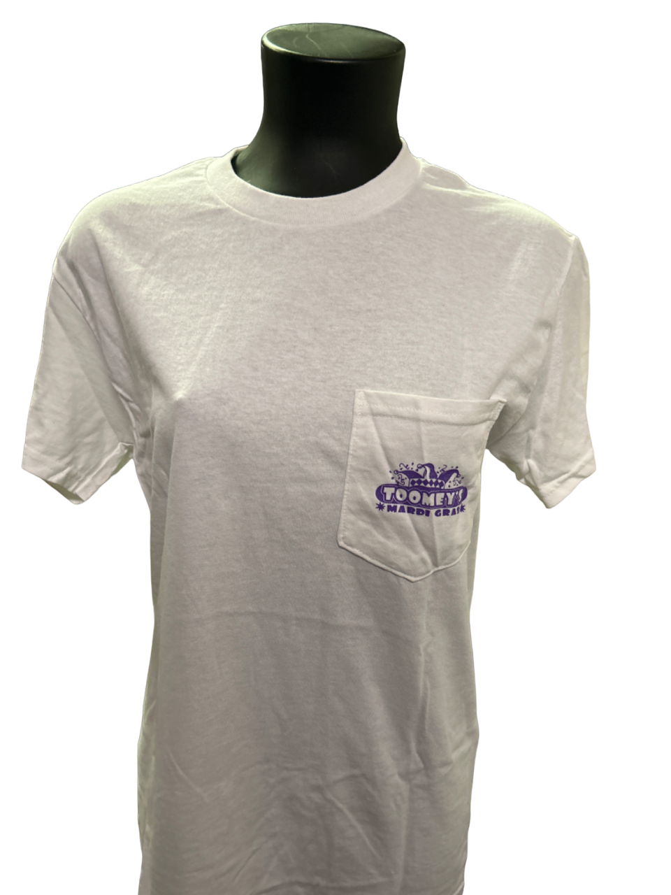 White Mardi Gras T-Shirt